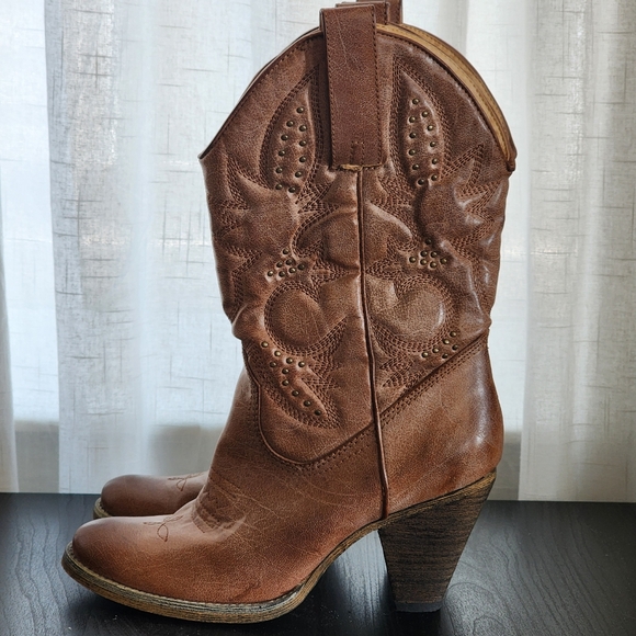 Very Volatile Denver western boot size 8 nwot vegan leather - Picture 3 of 11